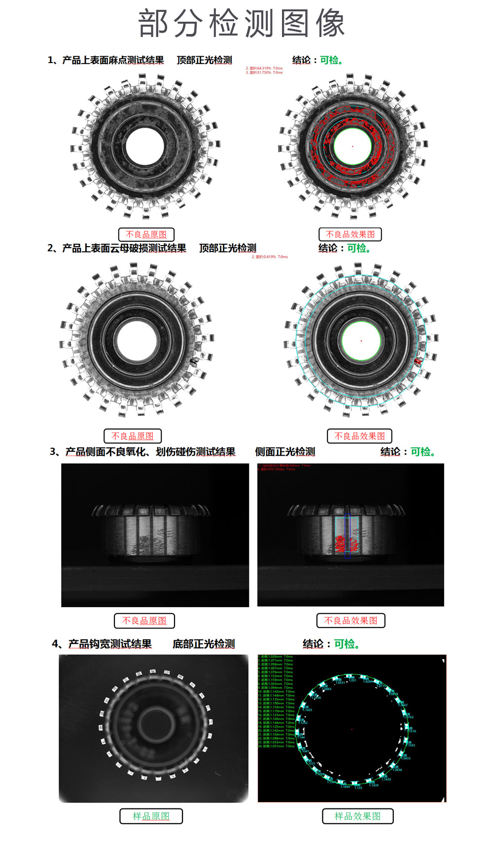 换向器检测图像